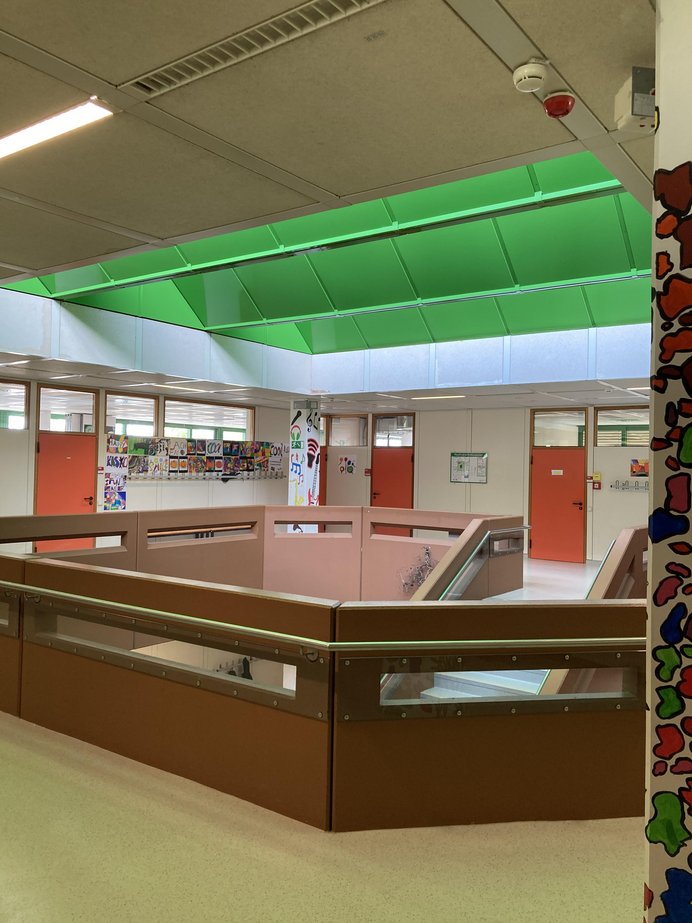 Flur Unterrichtsräume